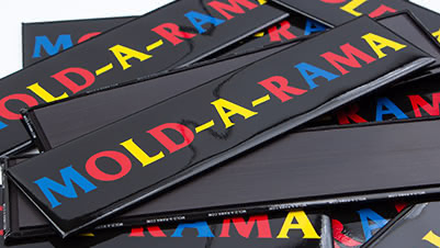 2"x8" Logo Magnets for Mold-A-Rama Souvenir Mold Vending Machines