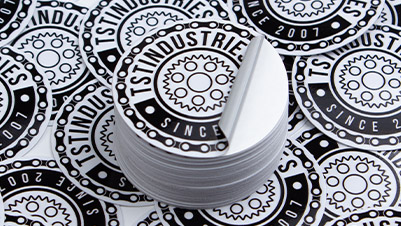 Custom Circle Stickers for TST Industries