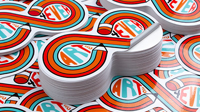 Art 4 Ever Die Cut Stickers for Art Academy of Cincinnati