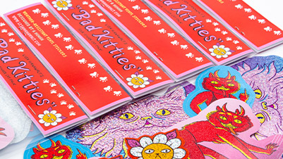 Custom Sticker Packs for Artist Lisa Hanawalt