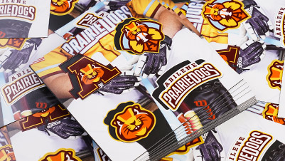 Custom Magnet Sheets for Abilene Prairie Dogs Baseball Team