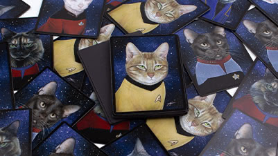 Star Trek Cats Flexible Rectangle Magnets