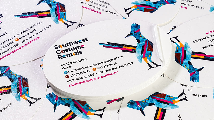 Large Oval Glitter Stickers for Southwest Costume Rentals