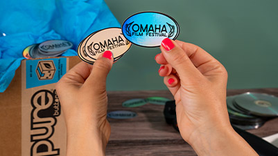 Unboxing Oval Holographic Stickers