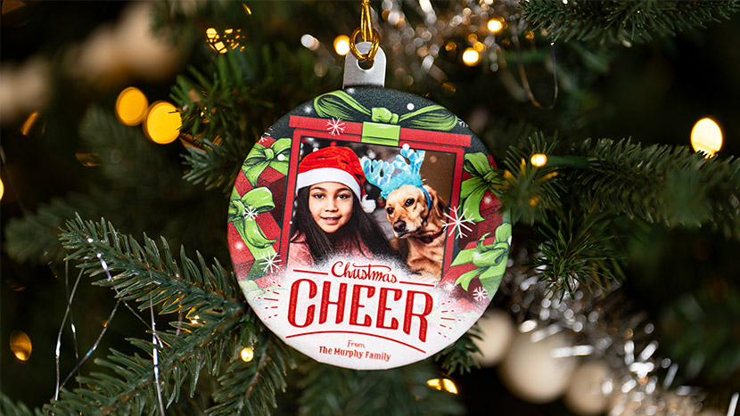 Christmas Cheer Christmas Photo Gift Template