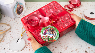 Christmas Train Christmas Photo Gift Template