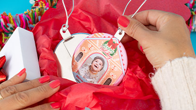 Gingerbread House Christmas Photo Gift Template