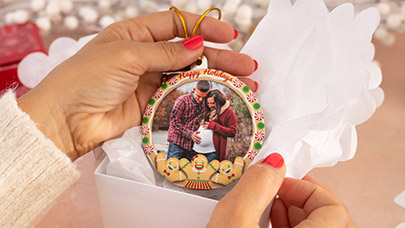 Gingerbread Christmas Photo Gift Template