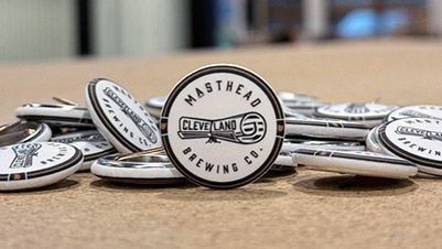 Masthead Brewing Co 1 Inch Pin-Back Buttons
