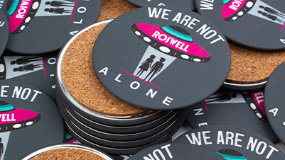 Roswell New Mexico Souvenir Coasters