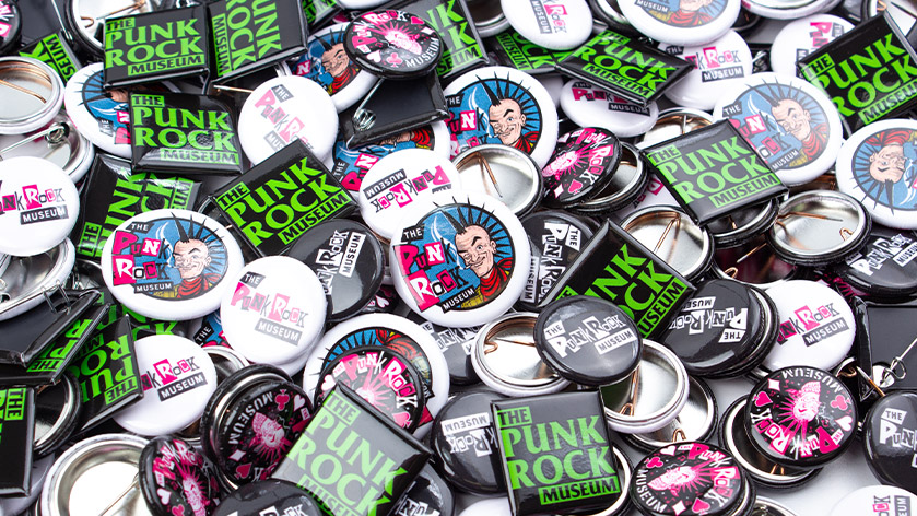 The Punk Rock Museum Pin-Back Buttons