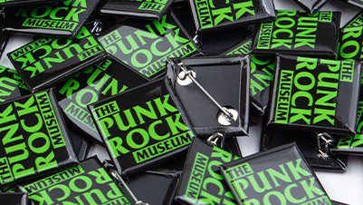 The Punk Rock Museum 1 Inch Square Buttons