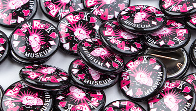 The Punk Rock Museum 1" Round Custom Buttons