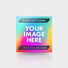 Custom Bulldog Clip Buttons - Front View