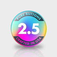 2.5 Inch Round Bulldog Clip Buttons