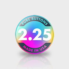 2.25 Inch Round Clothing Magnets - Front View