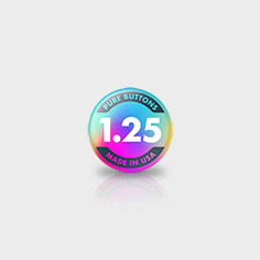 1.25 Inch Round Fridge Magnets - Front View