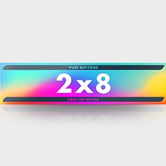 2x8 Inch Rectangle Fridge Magnets