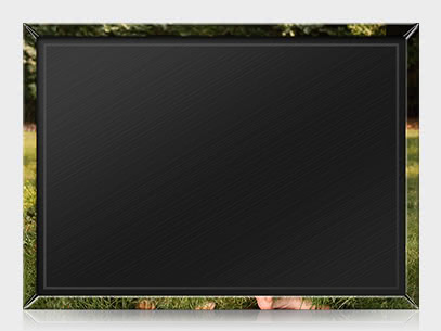 Rectangle Photo Magnet - Back View
