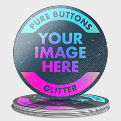 Circle Glitter Stickers