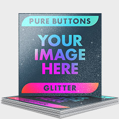 Square Glitter Stickers