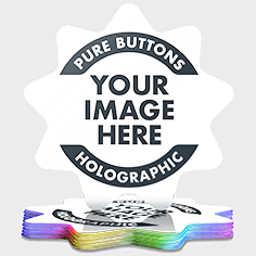 Die Cut Holographic Stickers