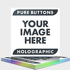 Square Holographic Stickers