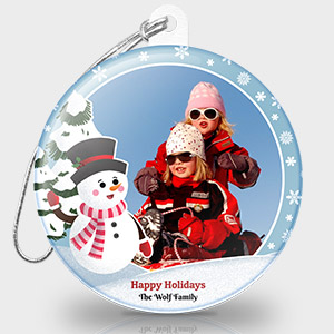 Christmas Photo Ornament - Winter Wonderland