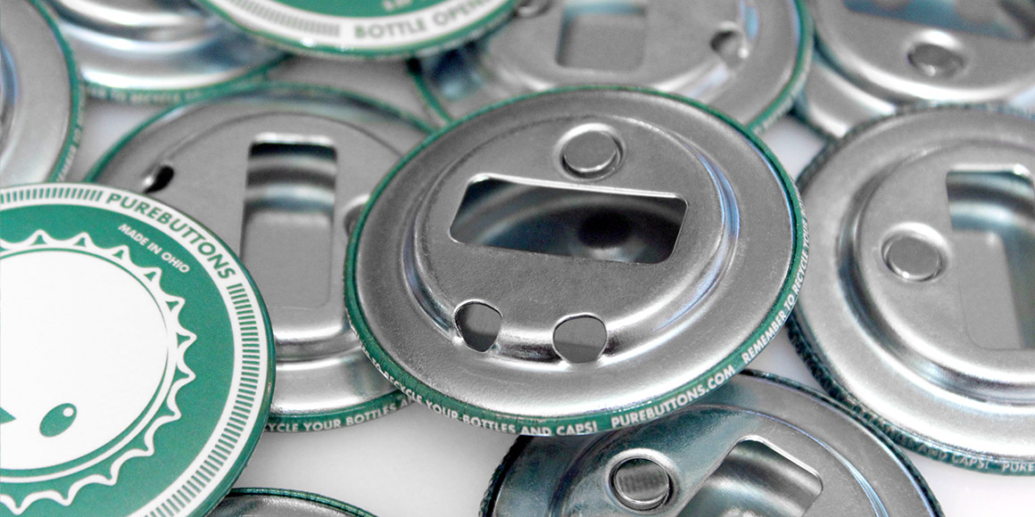Magnetic Bottle Openers - Closeup of Back