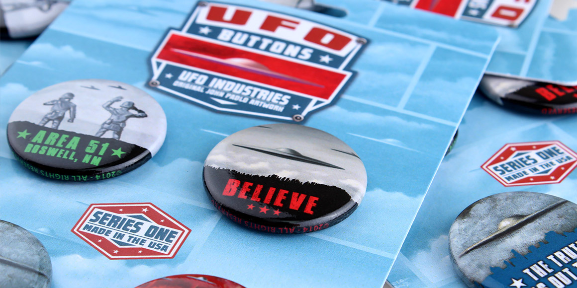Custom Button Packs for UFO Industries
