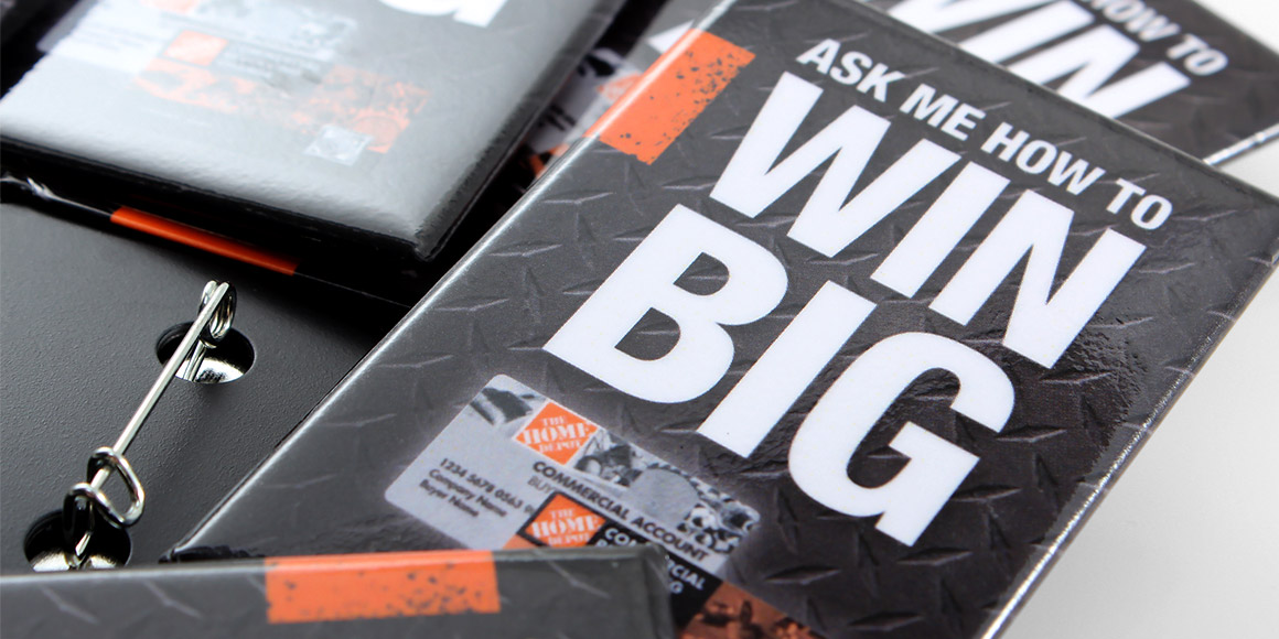 Rectangle Buttons for Home Depot - Ask Me How To Win Big