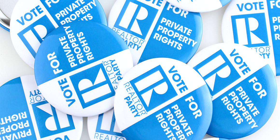 Realtor Party Campaign Buttons