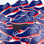 1290 Funds Shoe Shaped Magnets