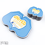 United in Giving California State Employees Giving at Work Die Cut Magnets