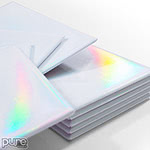 Rainbow Gloss Magnets With a White Background