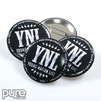 Custom Buttons for Record Labels and Bands Sample Photo