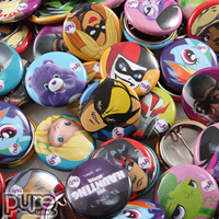 Custom Buttons for Movies, TV and Video Games Sample Photo