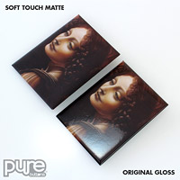 Soft-Touch Matte Finish and Original Gloss Finish Side by Side Comparison