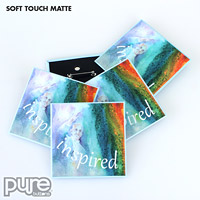 Soft-Touch Matte Finish Custom Buttons