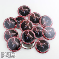 Polka Music Hall of Fame 3 Inch Round Custom Buttons