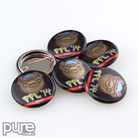 PAX East 2014 1 inch Round Custom Metallic Buttons