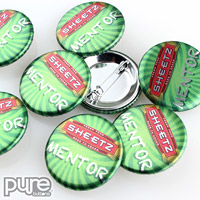 Sheetz Mentor Metallic Custom Buttons