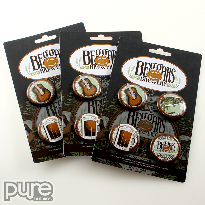 Beggars Brewery Button Packs