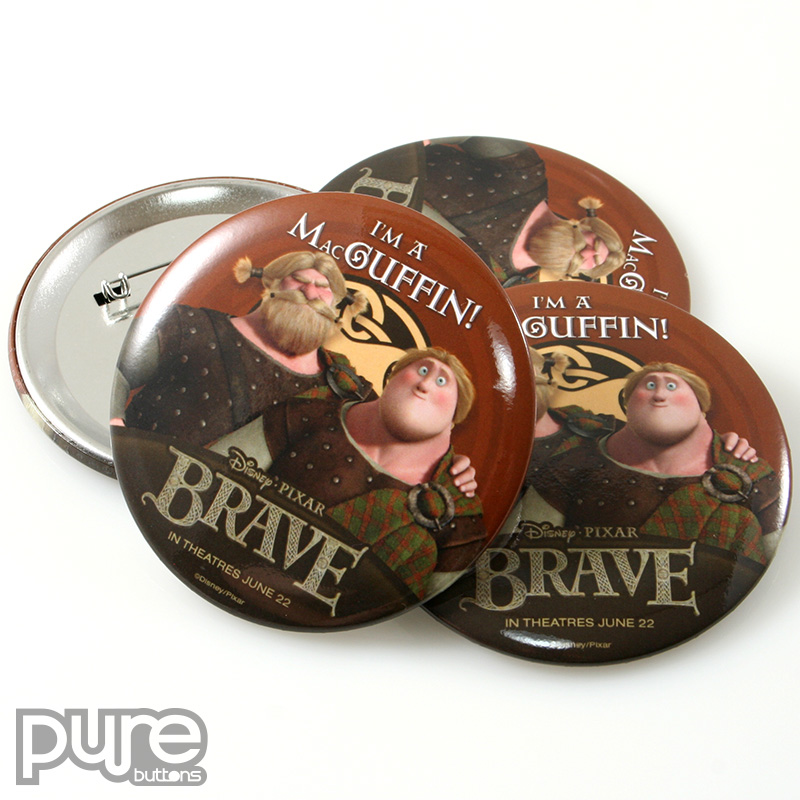 Disney Pixar Brave MacGuffin Promotional Buttons