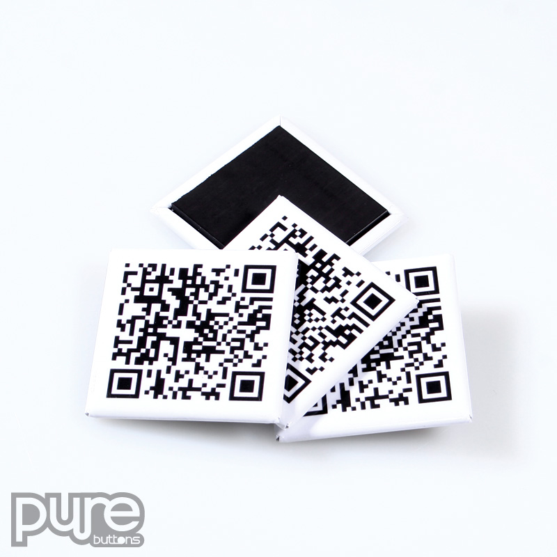 QR Code Fridge Magnets