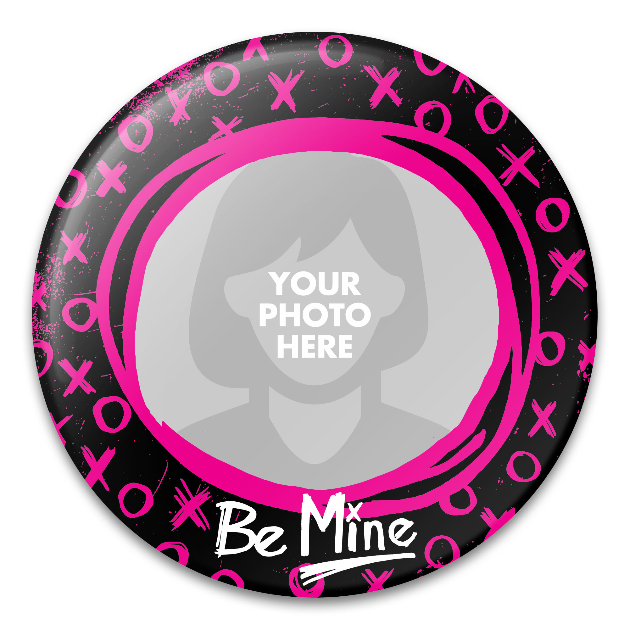 Be Mine - Black - Valentine's Day Photo Gift Design