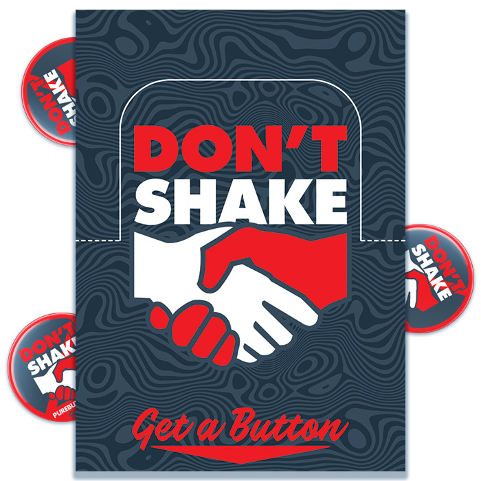 Dont Shake My Hand Button Box