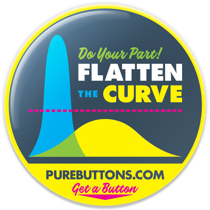 Flatten The Curve Button