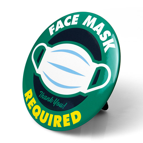 Face Mask Required Sign (Green)