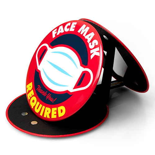 Face Mask Required Sign (Red)